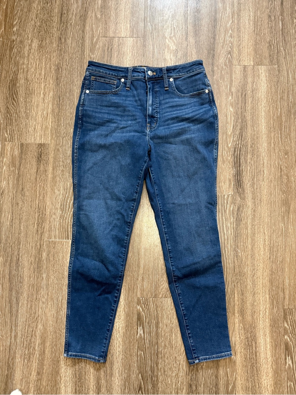 Madewell High-Rise Skinny jeans in Coronet Wash